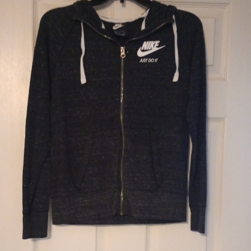 Nike Women's Dark Gray Zip-Up Jacket